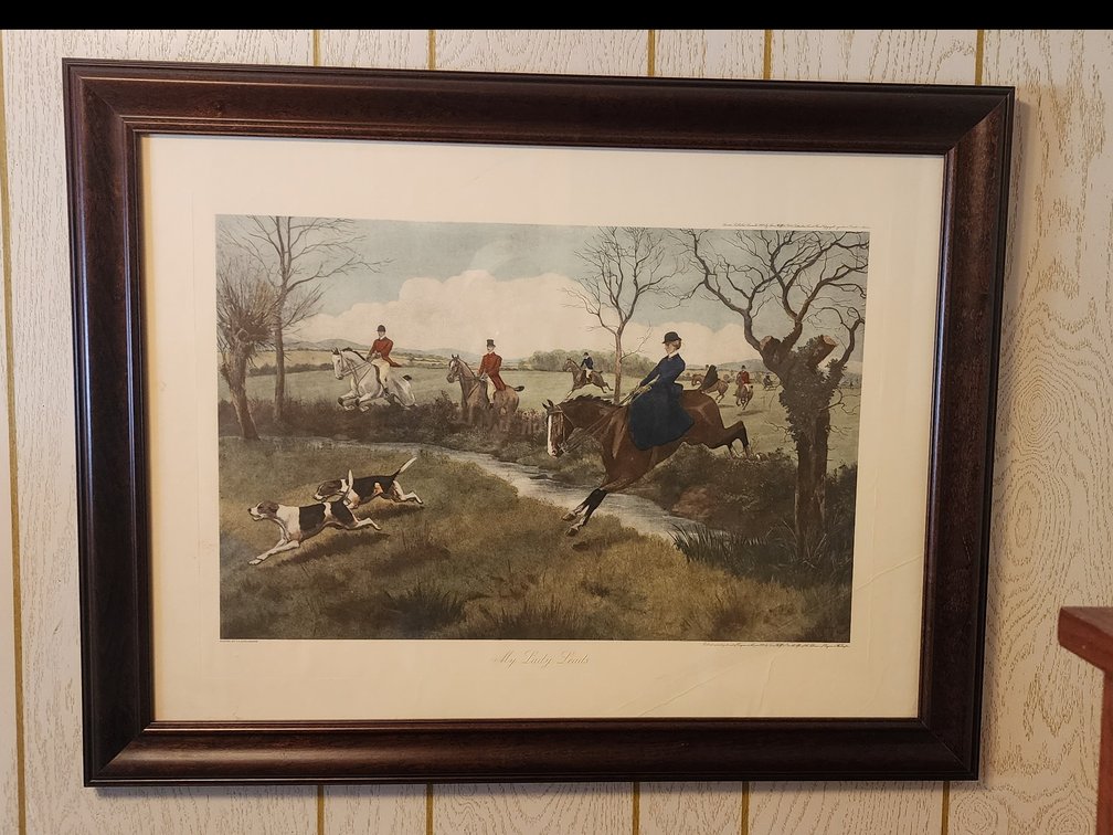 MY LADY LEADS FRAMED PICTURE