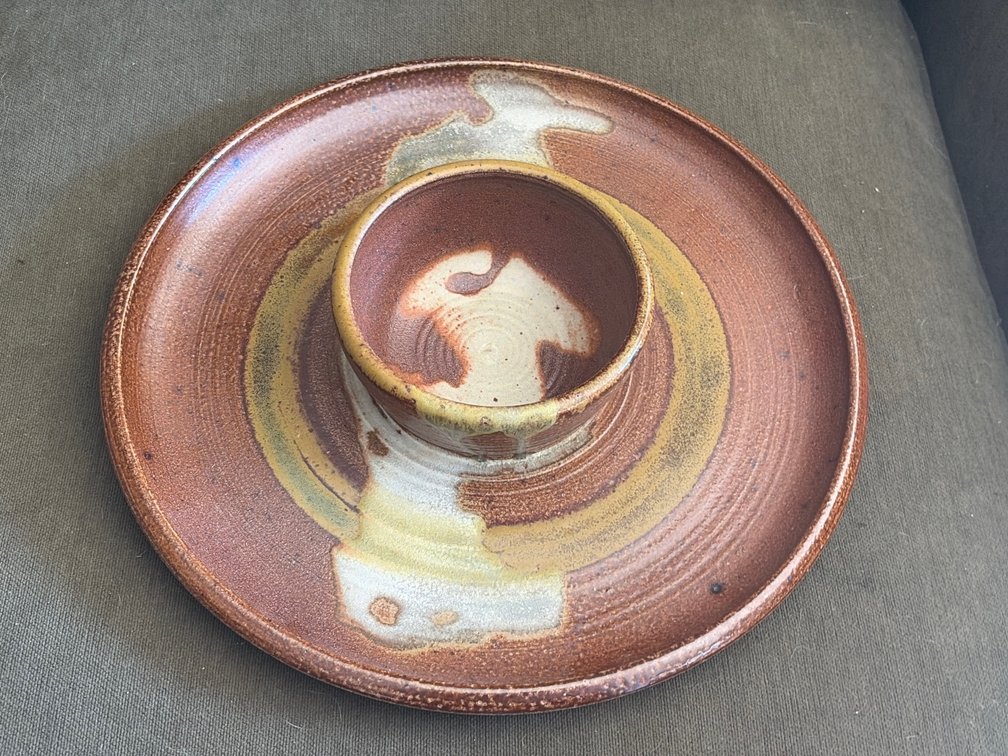 CHIP AND DIP BOWL