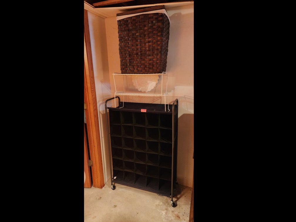 SHOE RACK & HAMPER