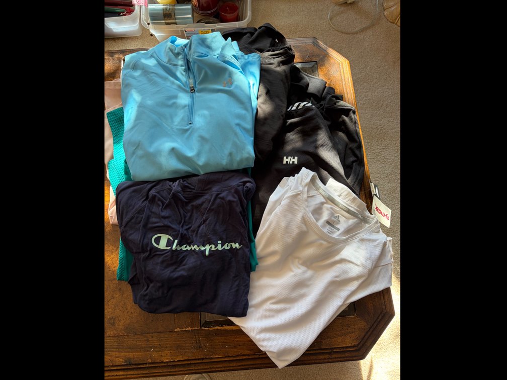 ASSORTED ATHLETIC CLOTHING
