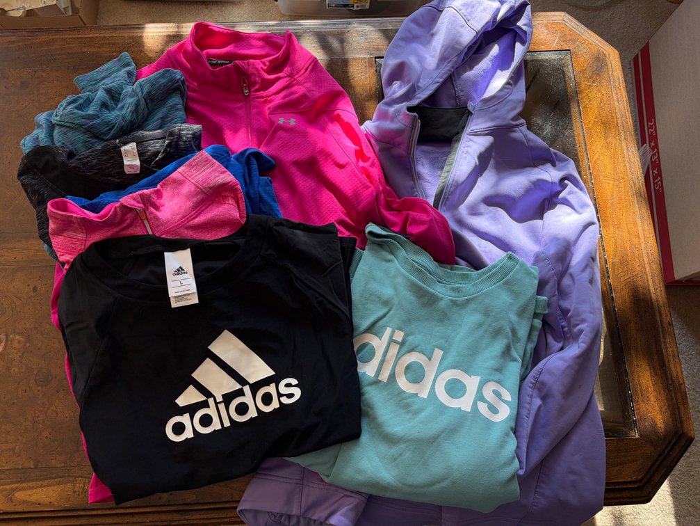 WOMENS LARGE ASSORTED TOPS