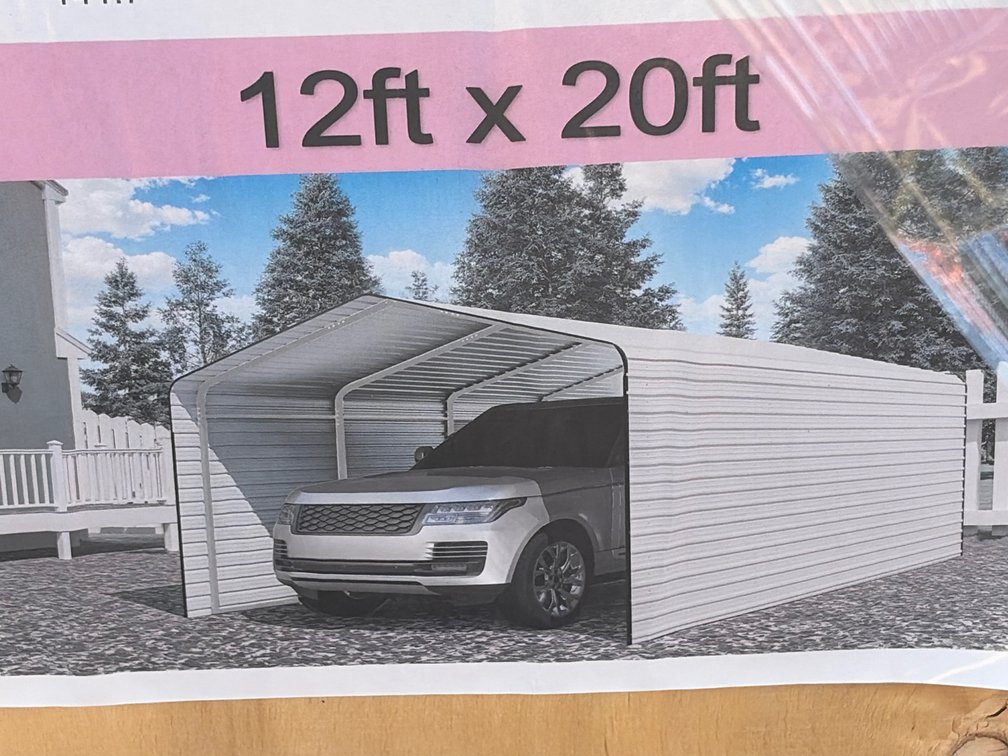 NEW - 12'x20' High End Carport SDLC1220