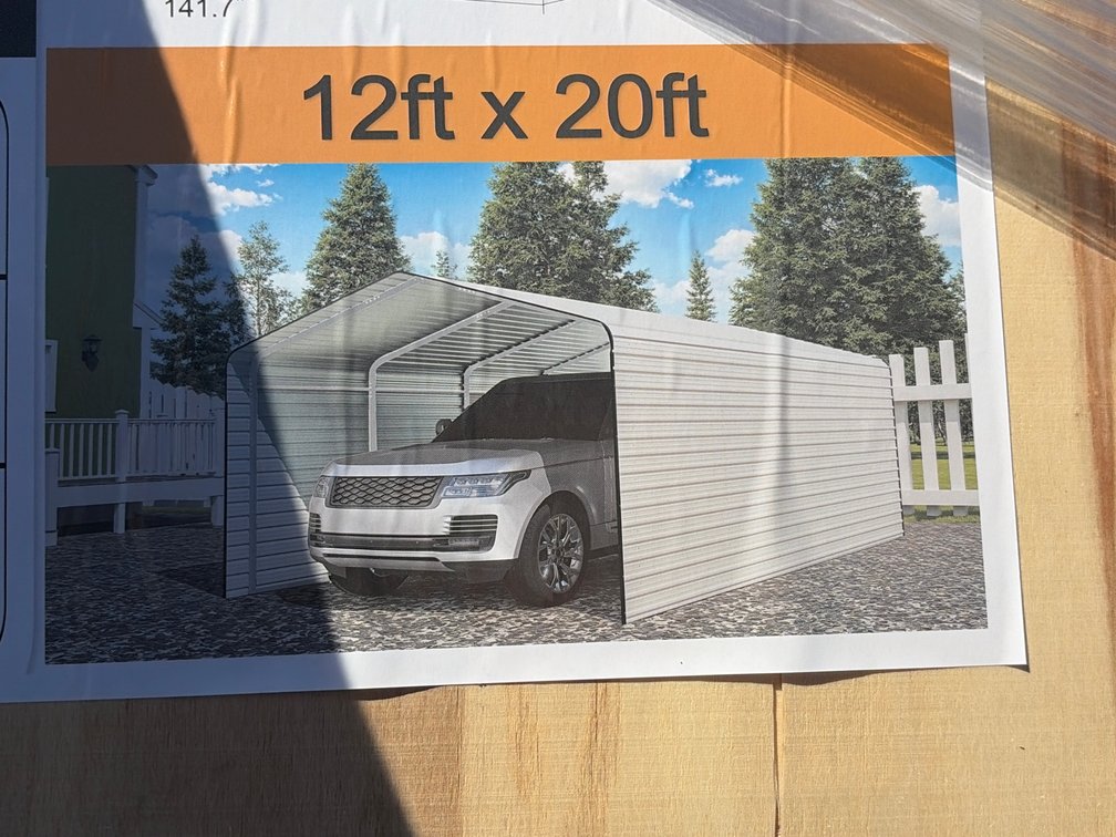 NEW - 12'x20' High End Carport SDLC1220