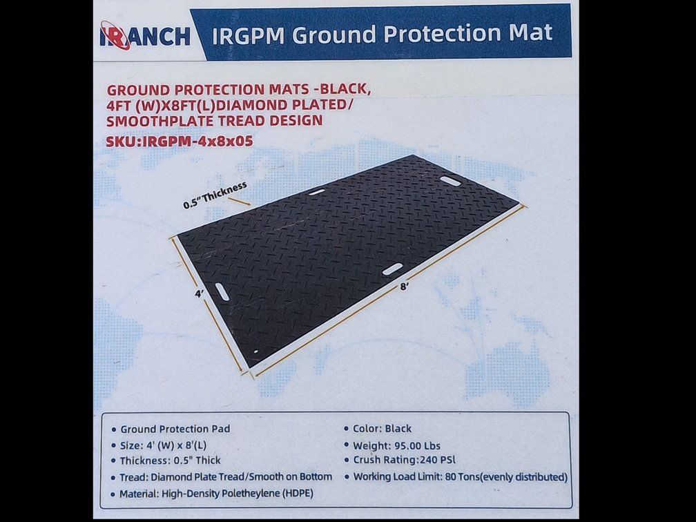 Lot of 15 - New GROUND PROTECTION MATS - IRGPM