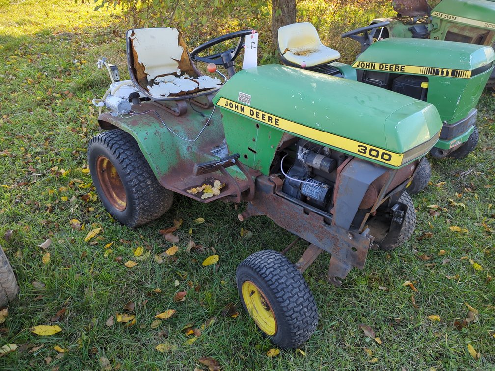 John Deere 300 with Spray Tank