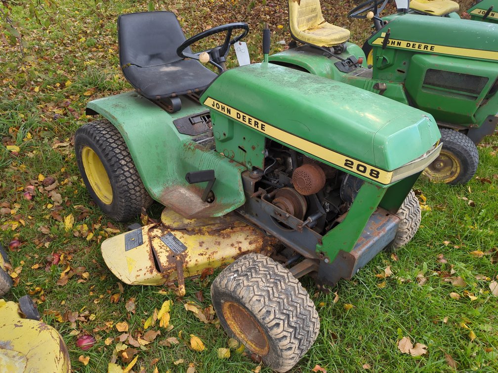 Rare John Deere 208 w/Deck 