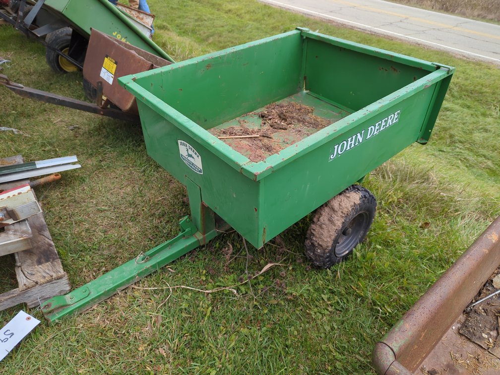 John Deere Metal Cart