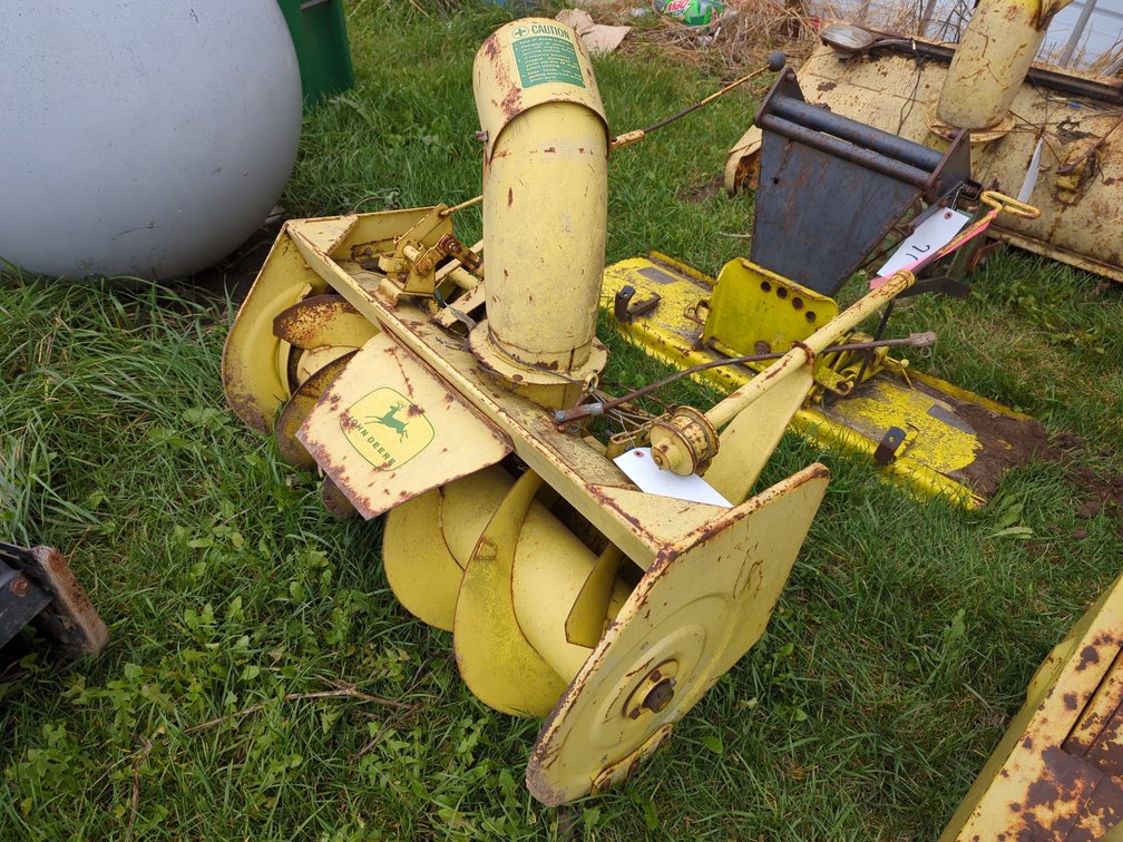 1963 John Deere 36 Snowblower 