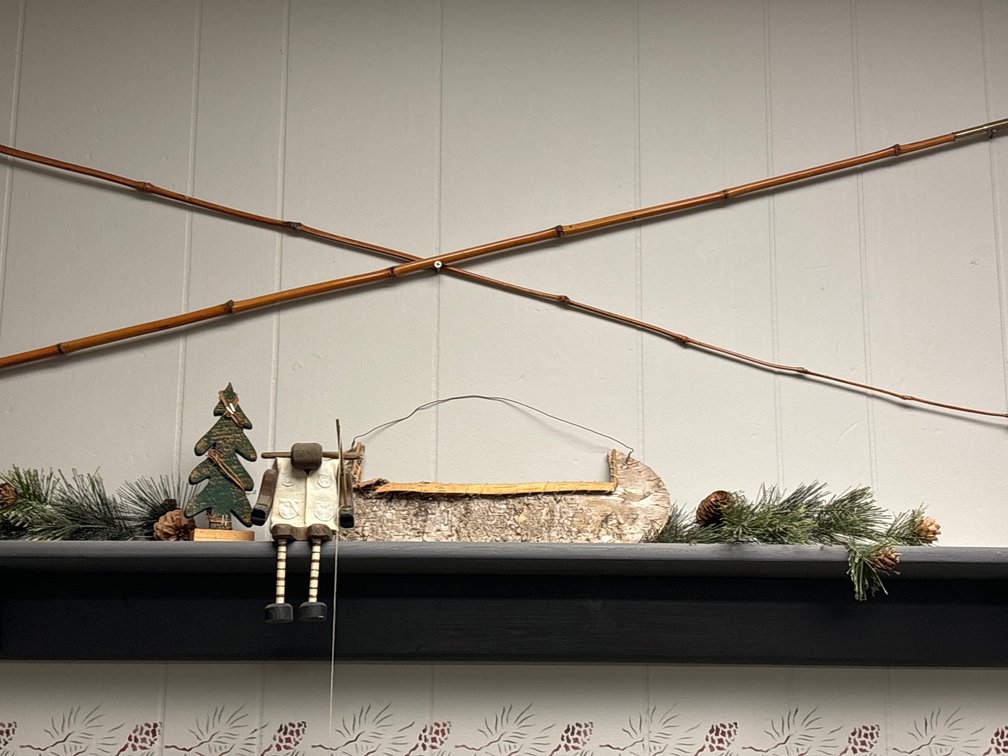 Canoe and Fishing Decor