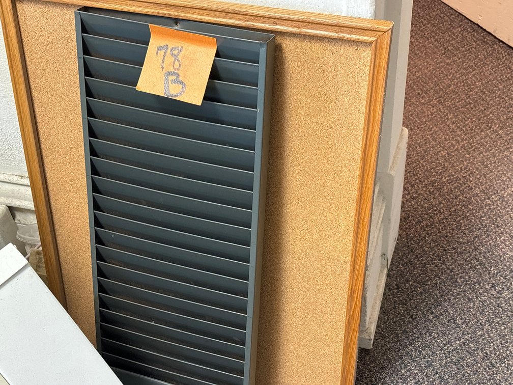 Cork Board and Metal Orders Filer