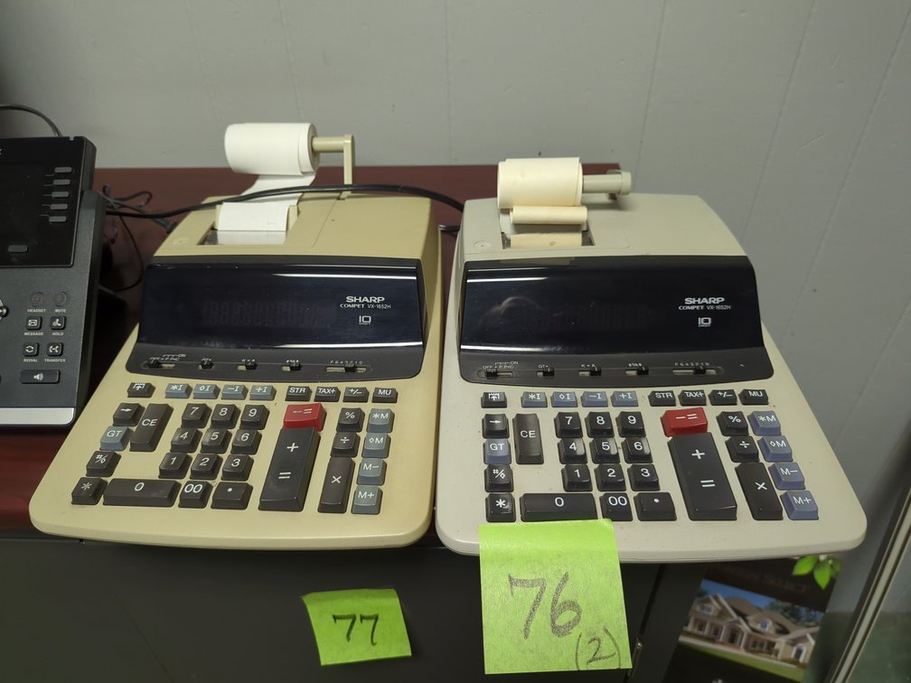 (2) Sharp Calculators