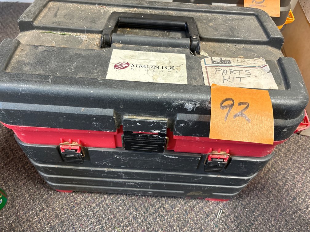 Tool Box with Contents. Marked “ Parts”