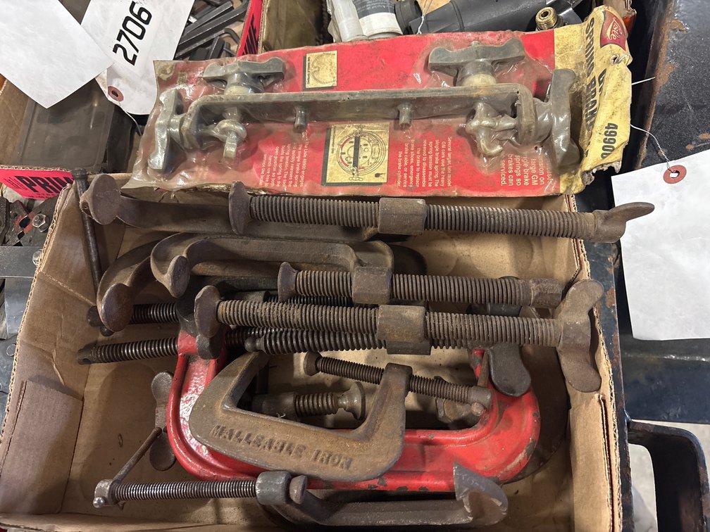 GM Single Spring Brake Tools, C Clamps