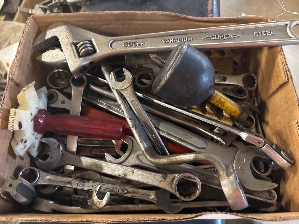 Assorted Wrenches and Adjustable Wrench