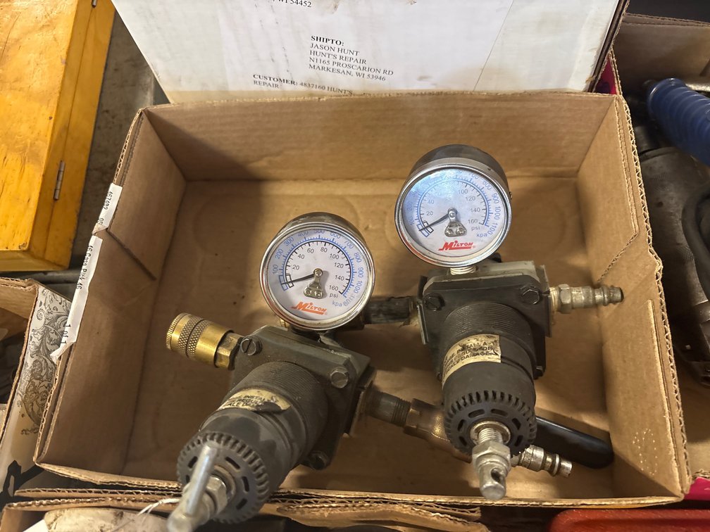 (2) Milton Air Gauges