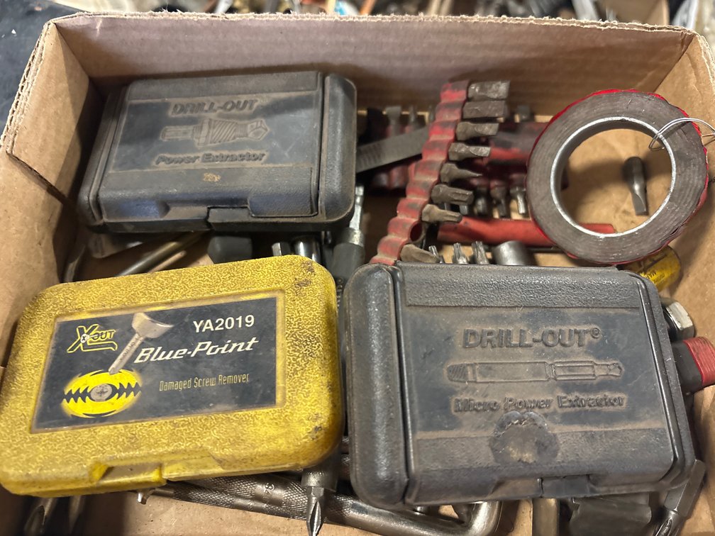 Assorted bits, extractor kits