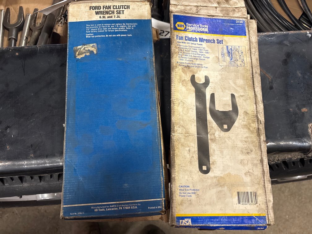 Ford and NAPA fan Clutch Wrenches