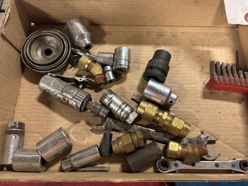 Assorted Sockets, Bits, Couplings