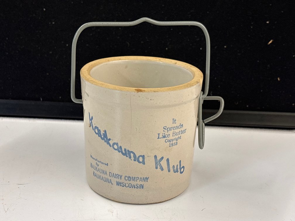 Kaukauna Dairy WI Cheese Crock