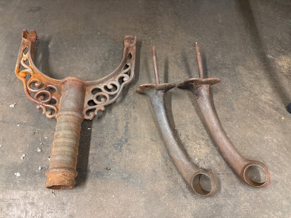 (3) Cast Iron Stands