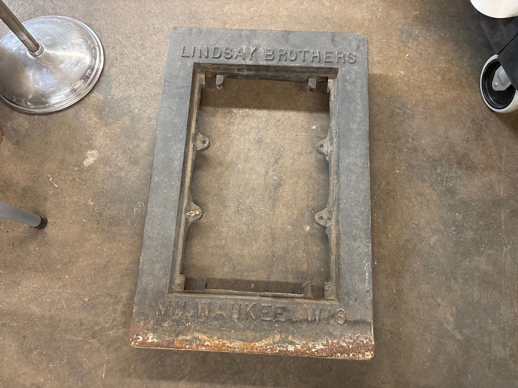 Lindsay Brothers Milwaukee Cast Iron Frame