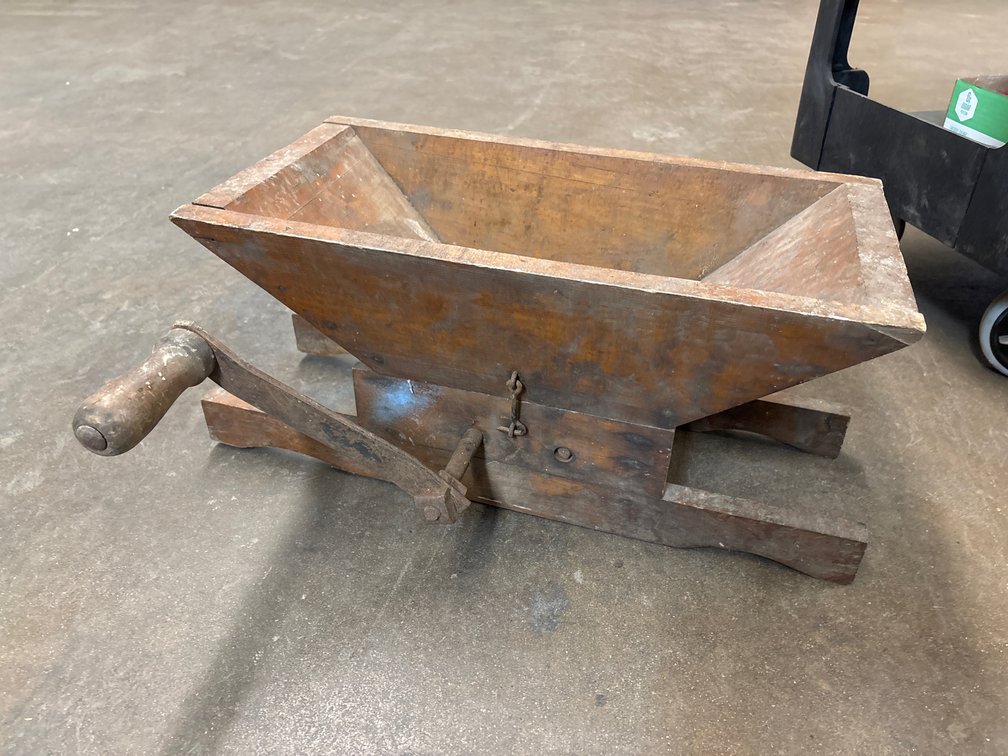Vtg Wooden Fruit Crusher