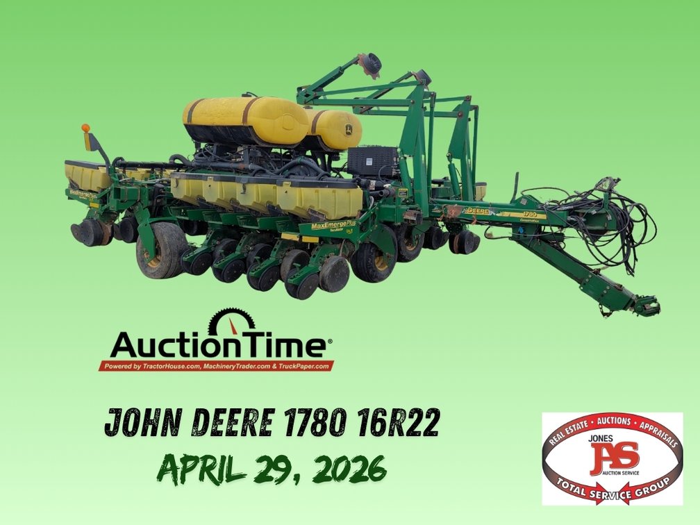 Image for Auction Time: 2002 John Deere 1780 16R22 Planter