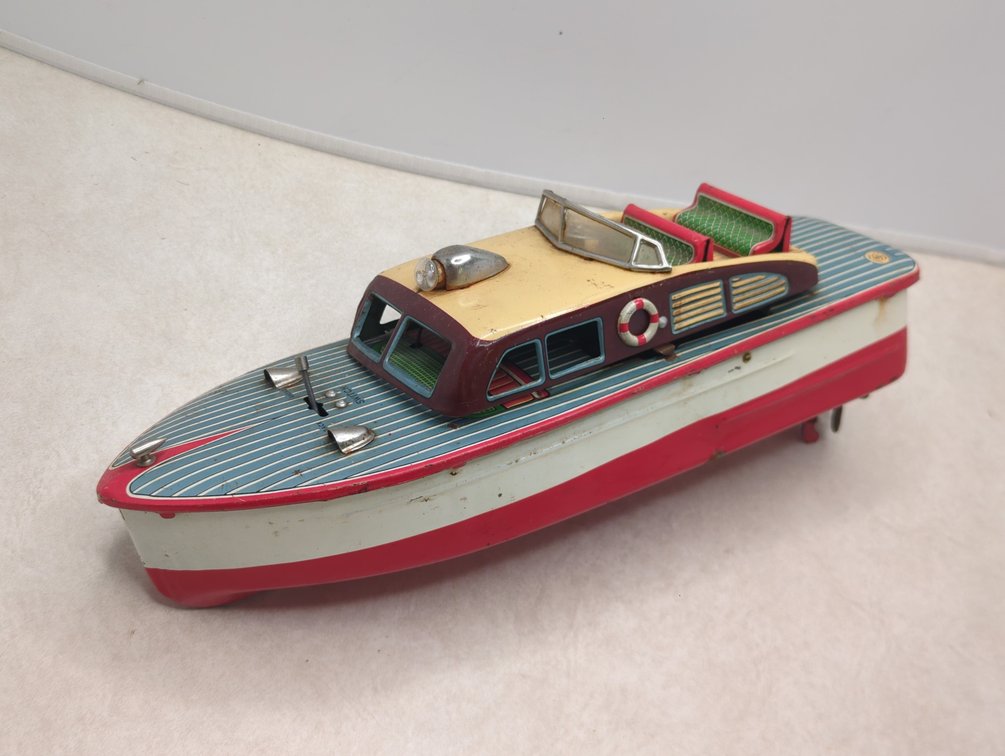 Vtg Battery Operated Boat