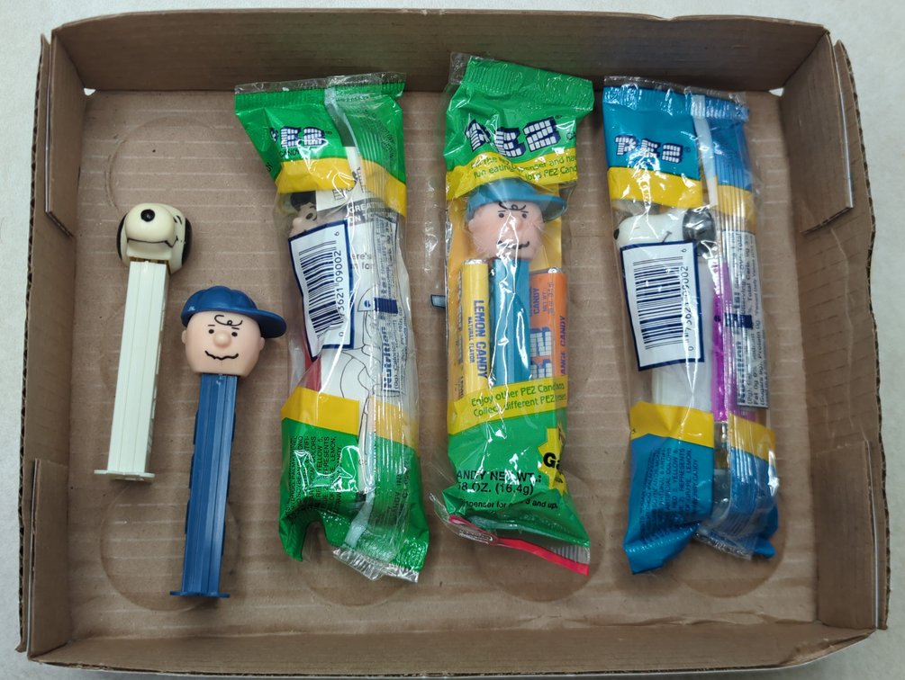 (5) Peanuts Pex Dispensers