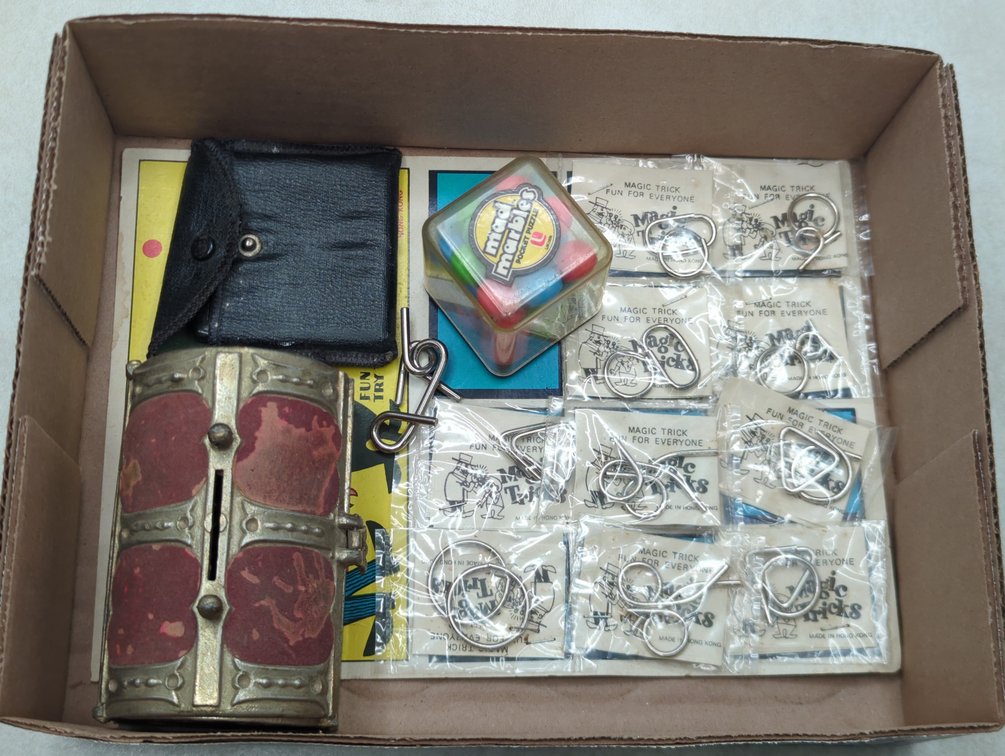 Artmark Magic Tricks; Marble, Coin Bank, Puzzles