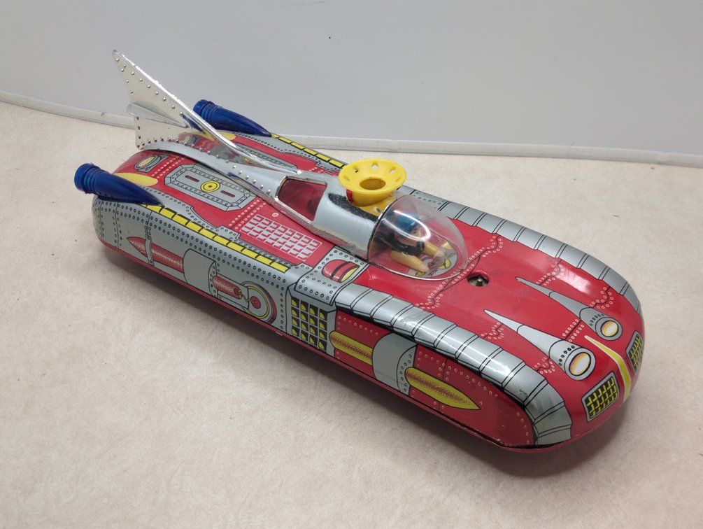 Tin Space Rocket Car