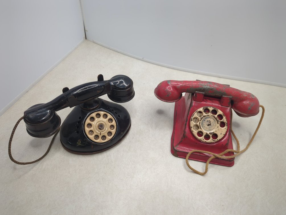 (2) Vtg Toy Phones