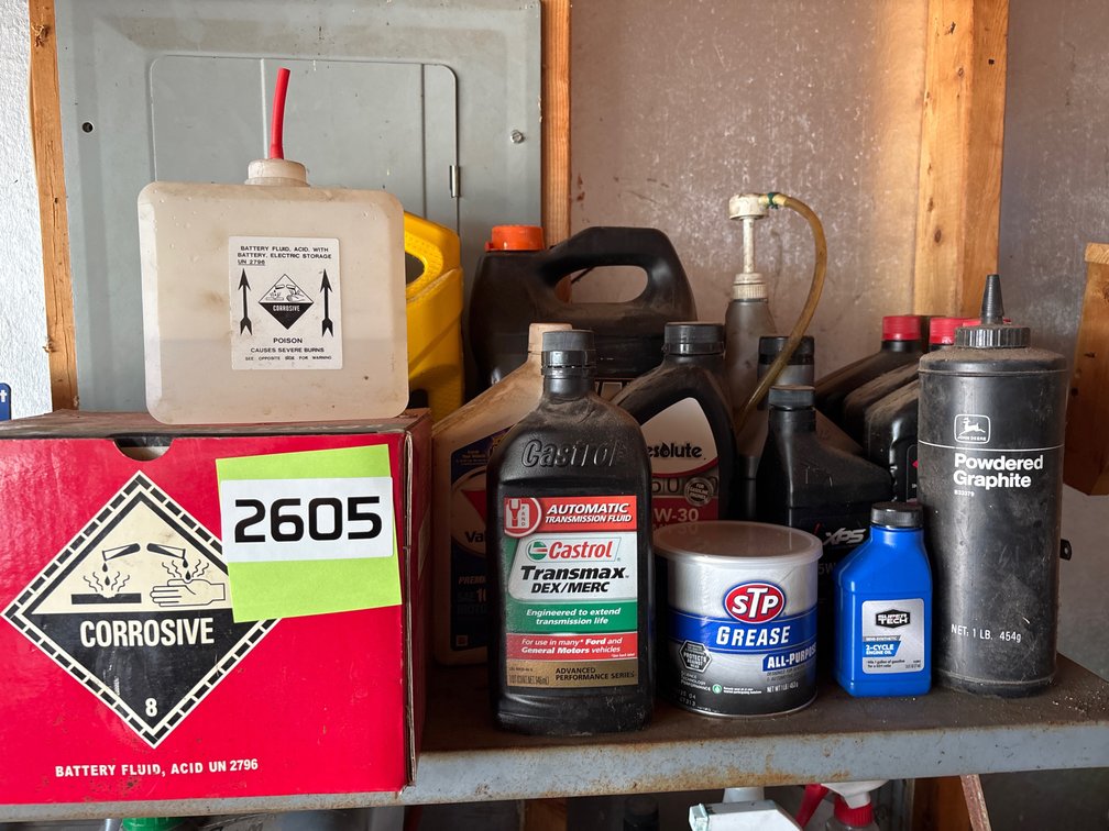 Transmission, fluid, graphite powder, engine, oil, battery fluid