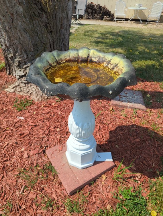 Concrete Bird Bath