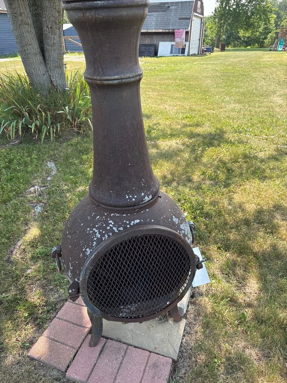 Cast-iron Chiminea