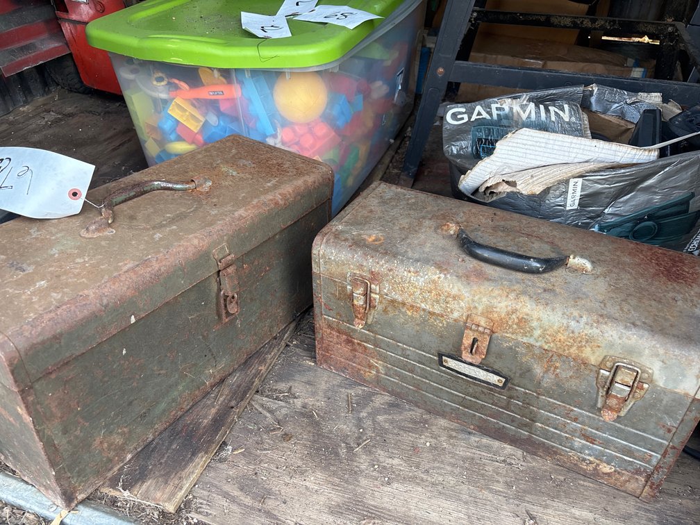 (2) tool boxes and contents