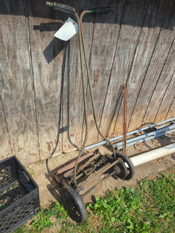 Vtg Reel Mower