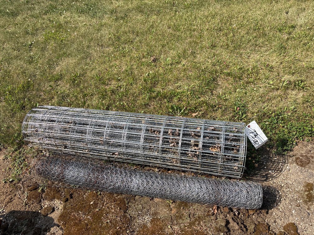 (2) partial rolls of wire