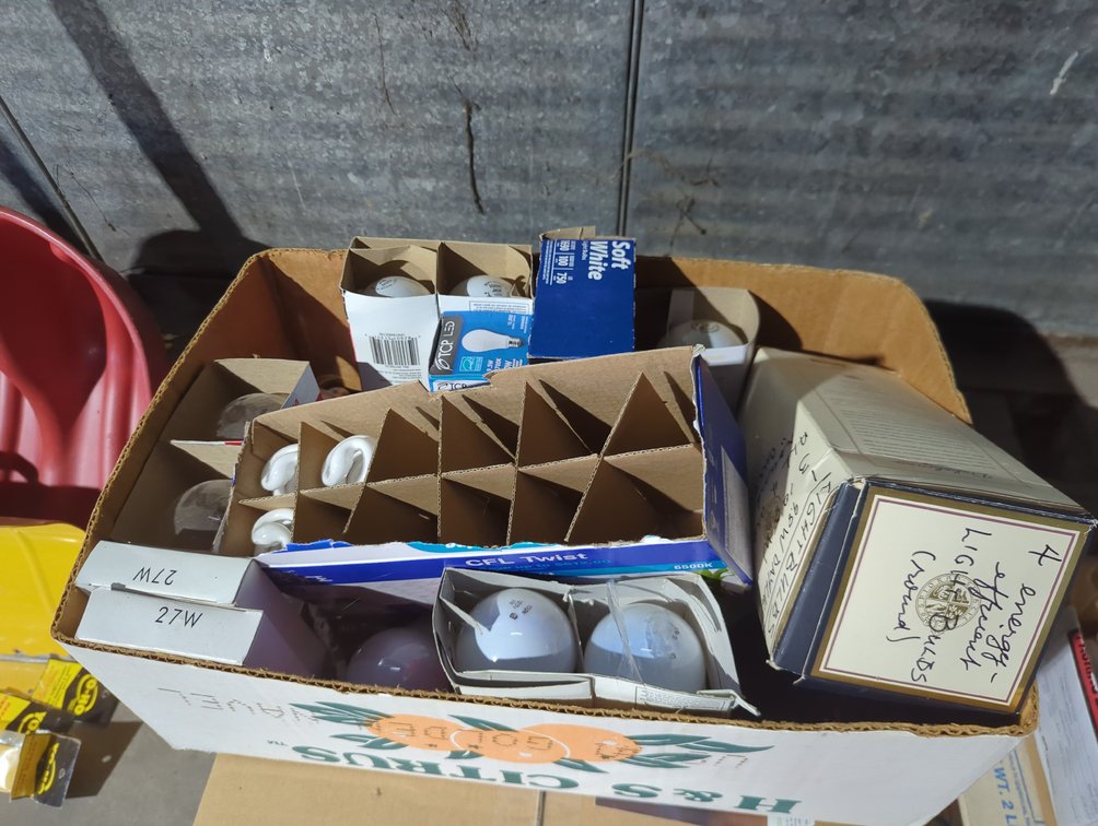 (2) Boxes of Assorted Light Bulbs