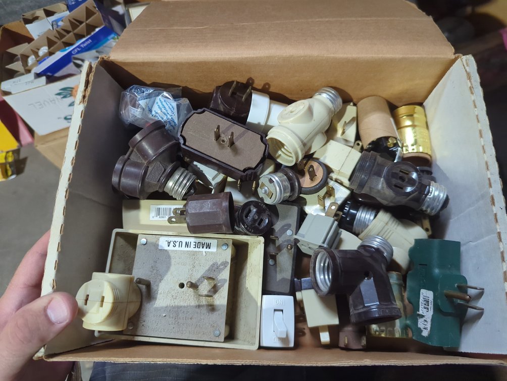 (2) Boxes of Electrical Supplies