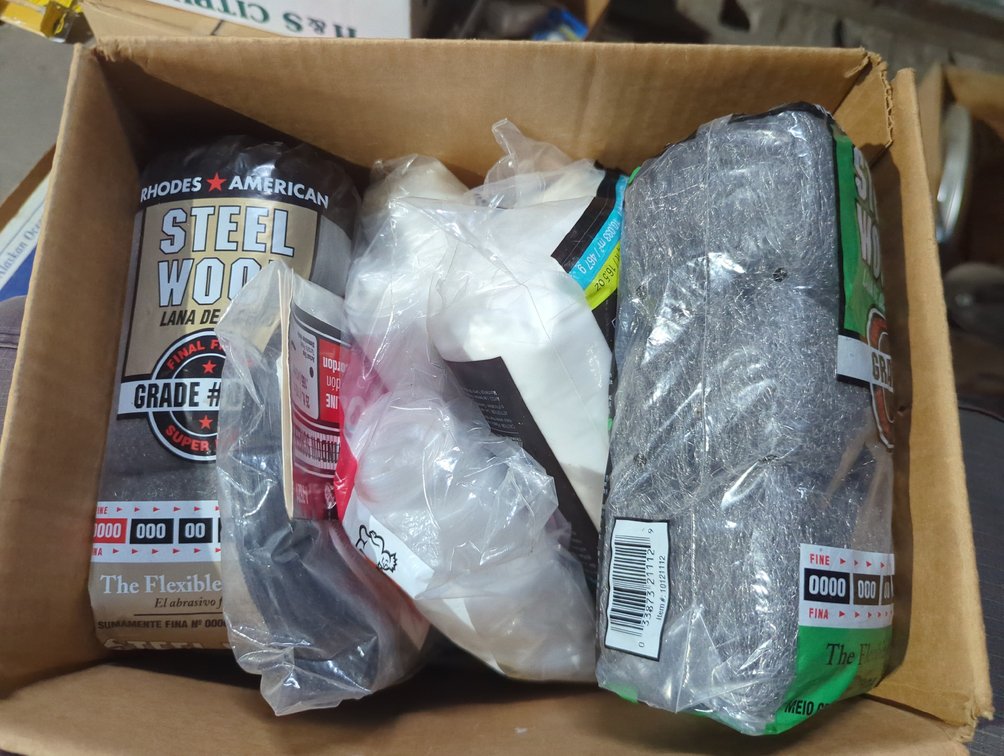 Steel Wool; Drop Cloth; Screen Retainer Spline