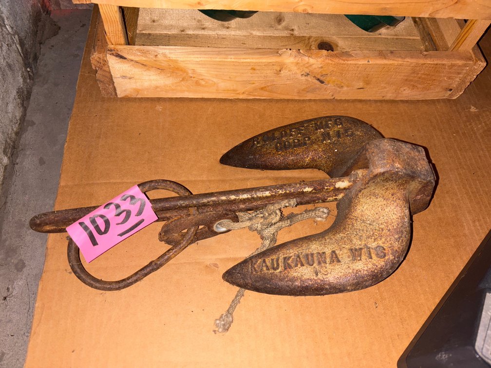 Roloff Corp No.15 Boat Anchor Kaunauna