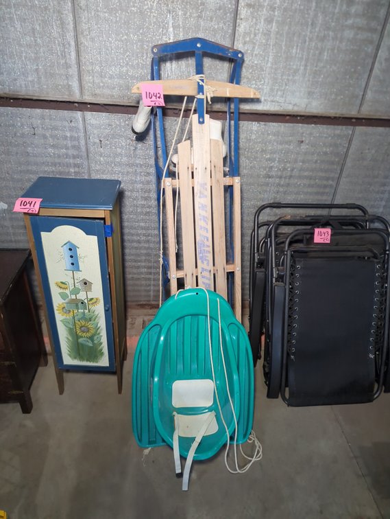 Yankee Clipper; Plastic Sled; Ice Skates