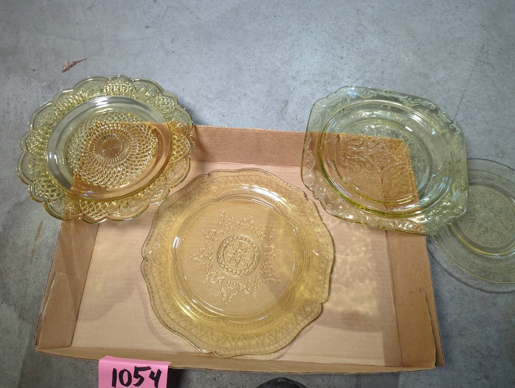 Yellow Depression Glass and more
