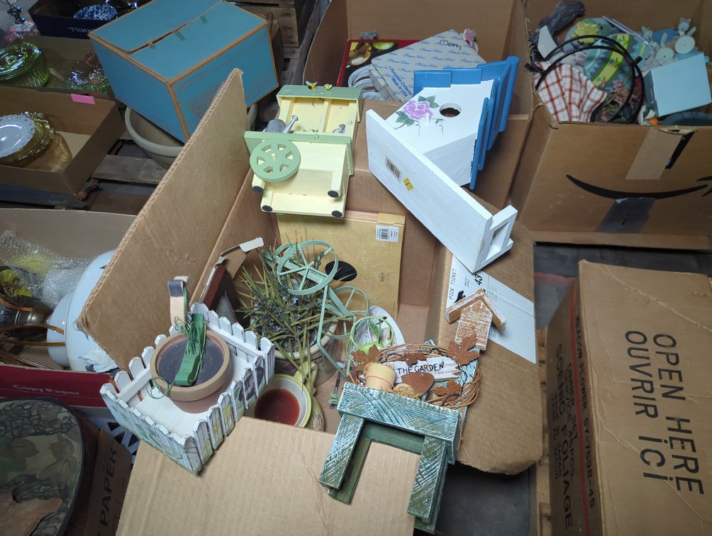 Gardening Home Decor Box Lot