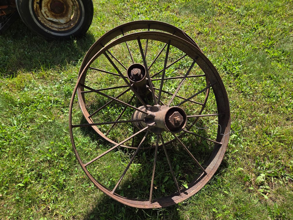 (2) 36" Steel Wheels