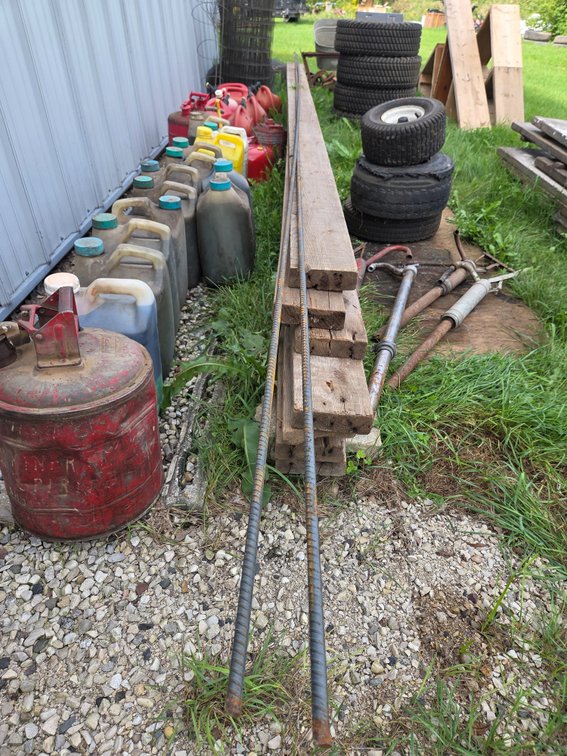 (2) 20ft Pieces of Rebar