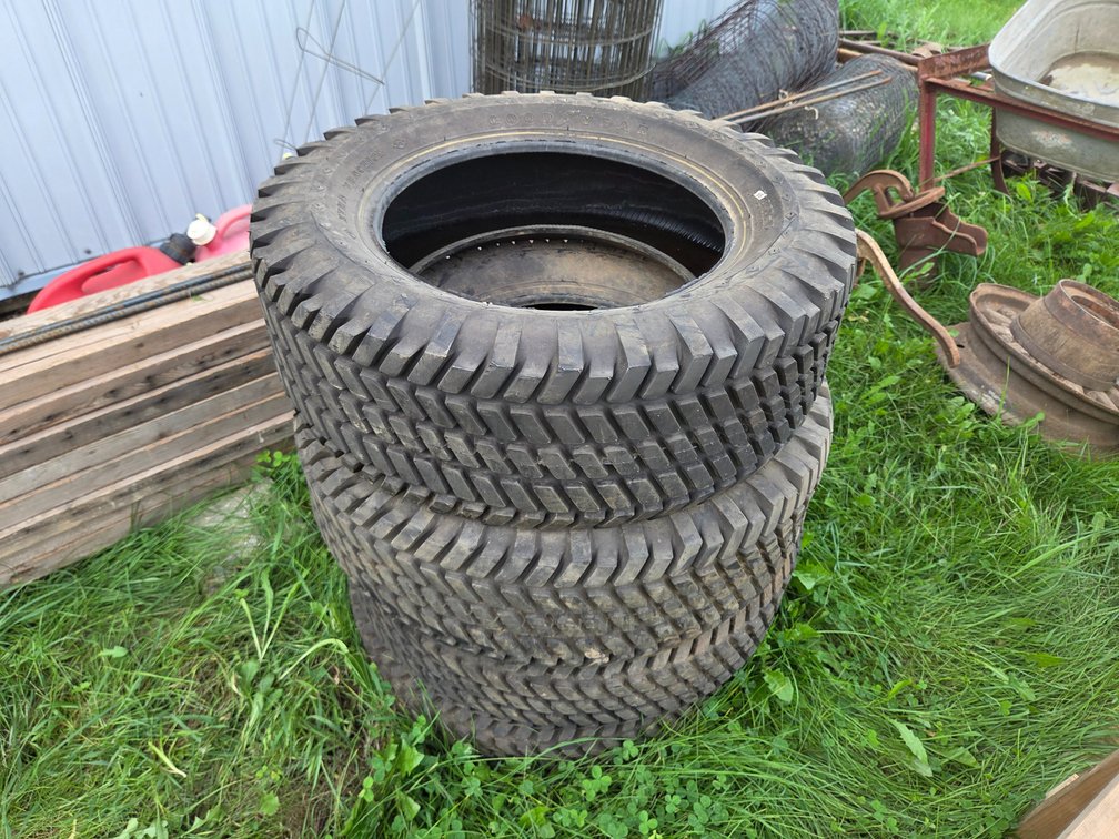 (4) 27x8.50-15 Mower Tires