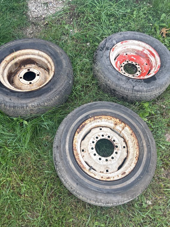 Implement rims and tires