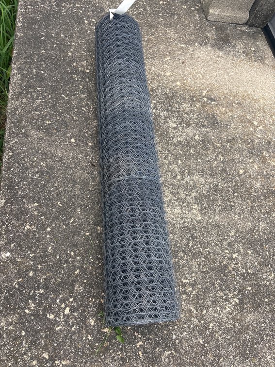 New roll of 36 inch by 50 ft roll of chicken wire